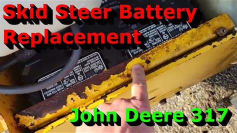 skid steer battery change|skid steer battery size.